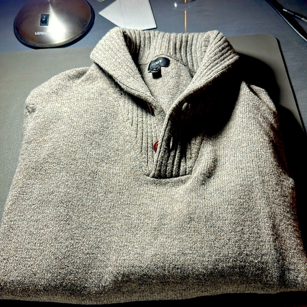 Jcrew Shawl Collar Sweater